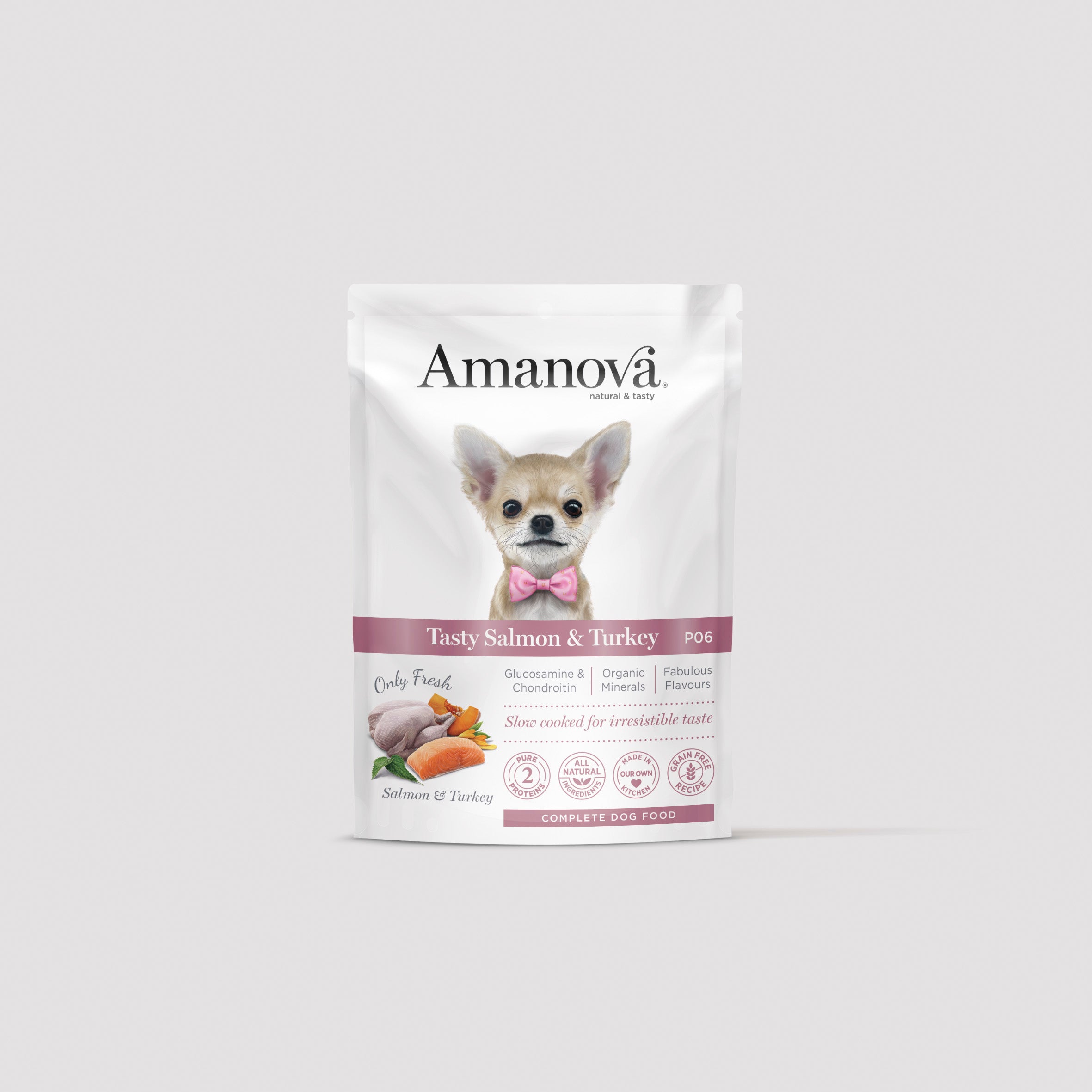 Bolsa Amanova Tasty Salmon & Turkey