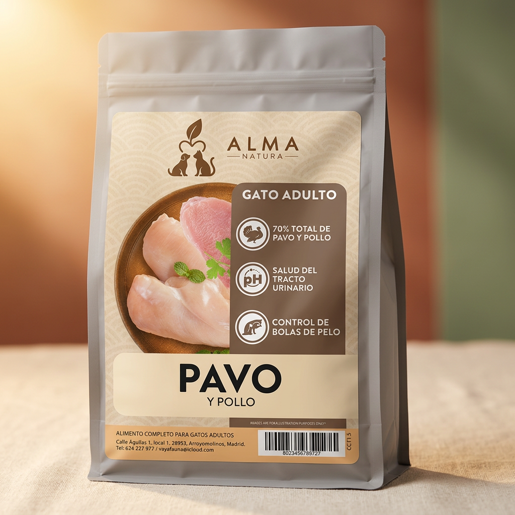 Saco Alma Natura Pavo y Pollo