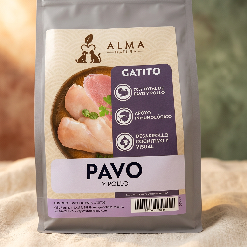 Saco Alma Natura Pavo y Pollo