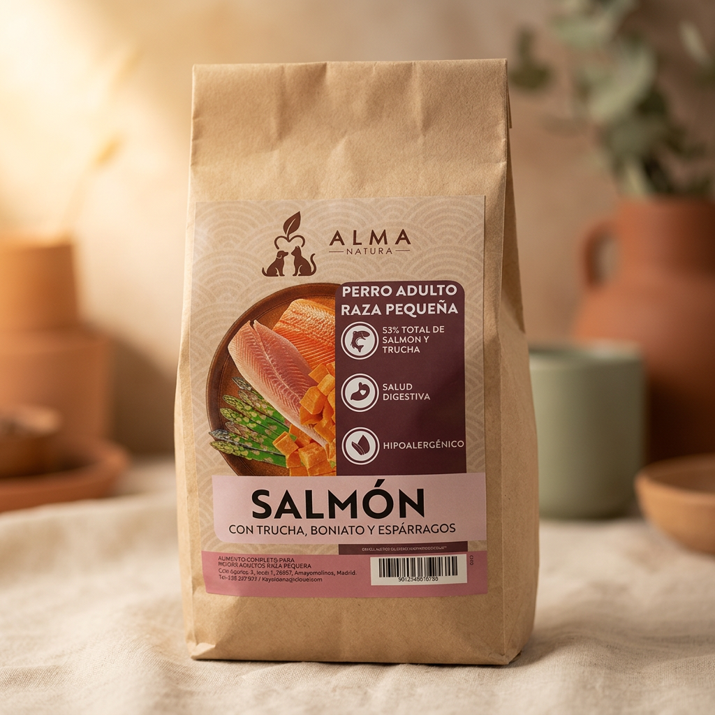 Saco Alma Natura Salmón con Trucha y Espárragos